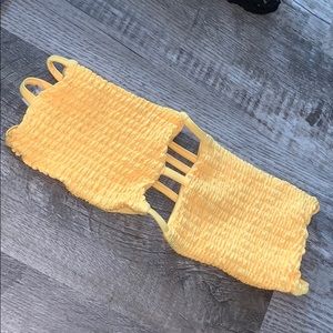 Zaful strapless bathing suit top